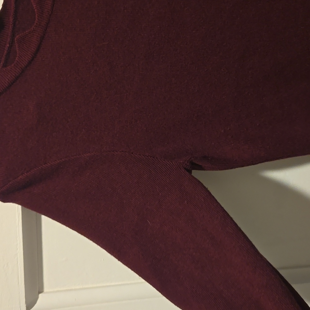 Philosophy Rich Burgundy Knit Top - Picture 13 of 14